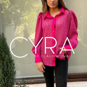 Blusa Tejido Hilo Fucsia