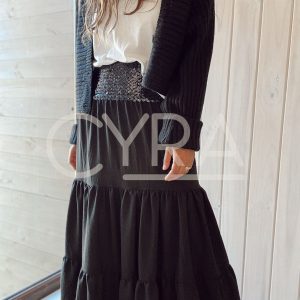Pollera Malena negra
