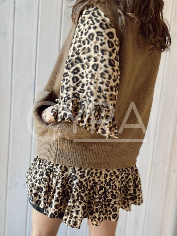 Chaleco sin mangas Eugenia toffee - Imagen 3
