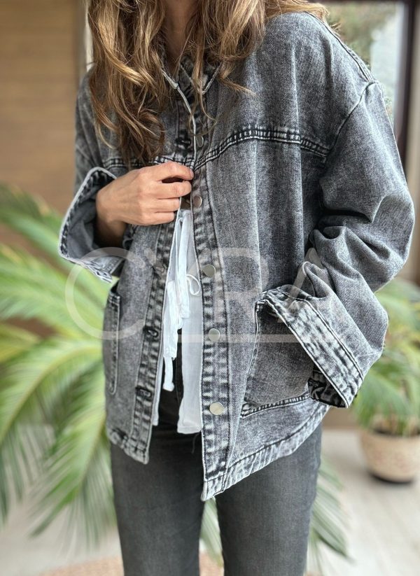Chaqueta Jeans Aurora negro - Imagen 4