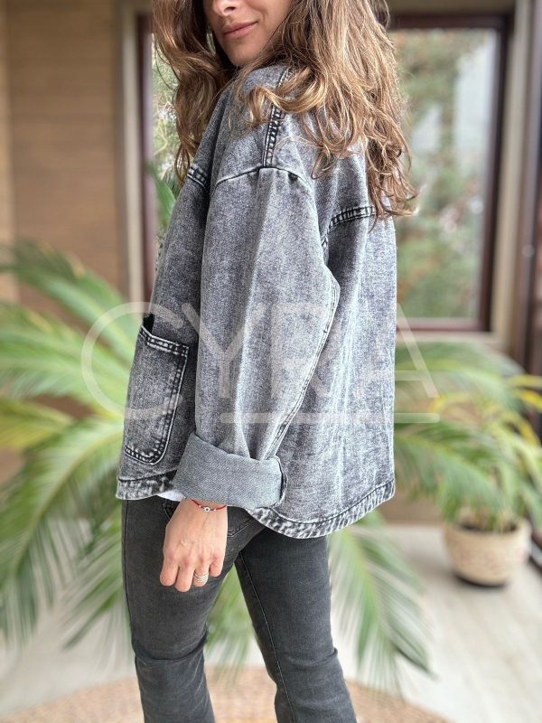 Chaqueta Jeans Aurora negro - Imagen 2