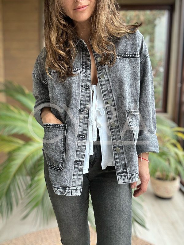Chaqueta Jeans Aurora negro - Imagen 3