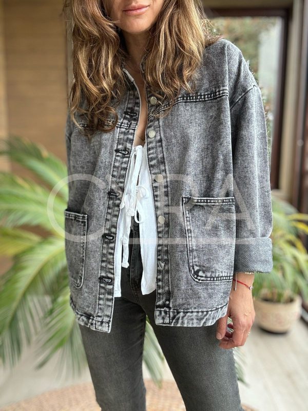 Chaqueta Jeans Aurora negro