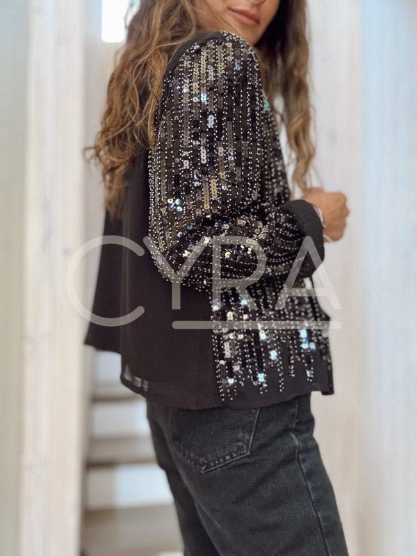 Chaqueta lentejuelas Dominga - Imagen 3