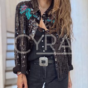 Chaqueta lentejuelas Dominga