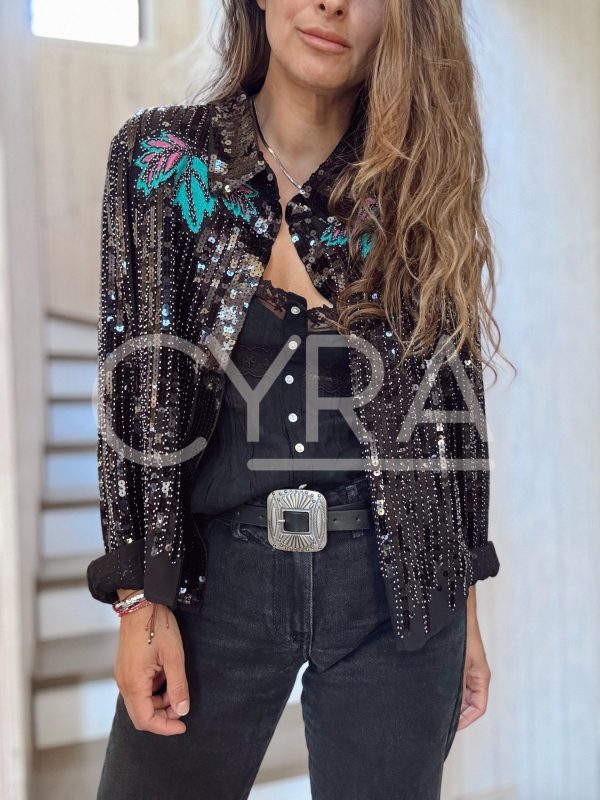 Chaqueta lentejuelas Dominga