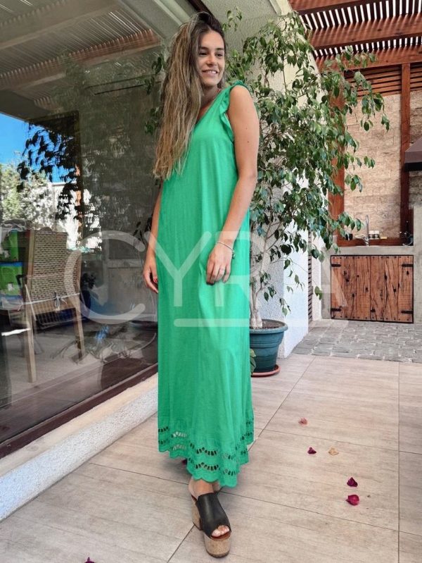 Vestido Doris verde - Imagen 4