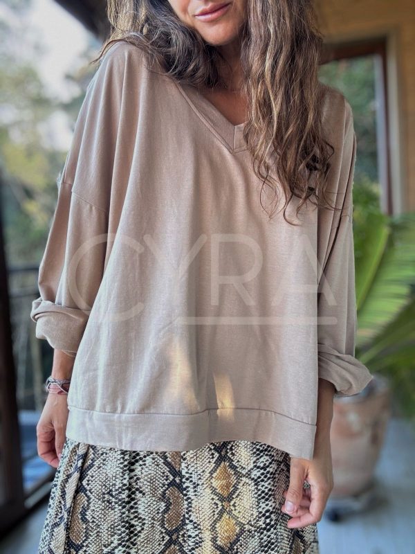 Poleron Renata beige - Imagen 2