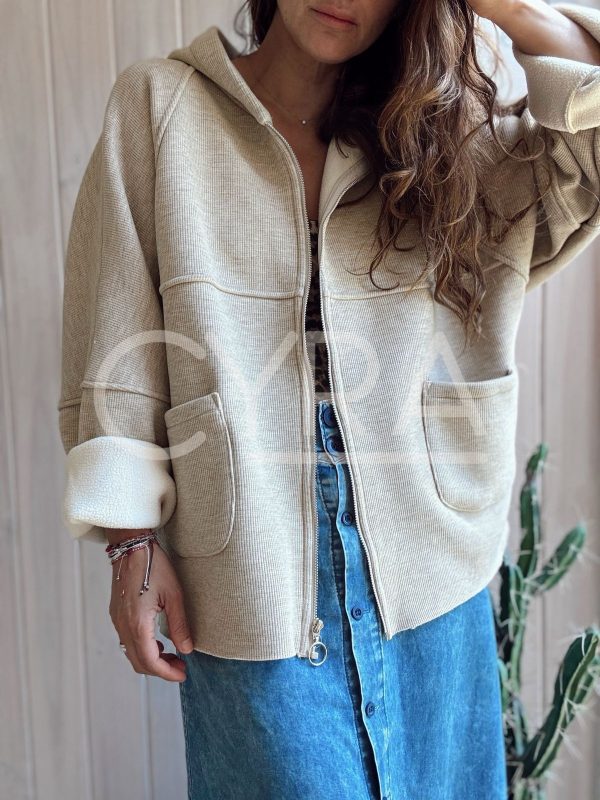 Polerón Aura beige
