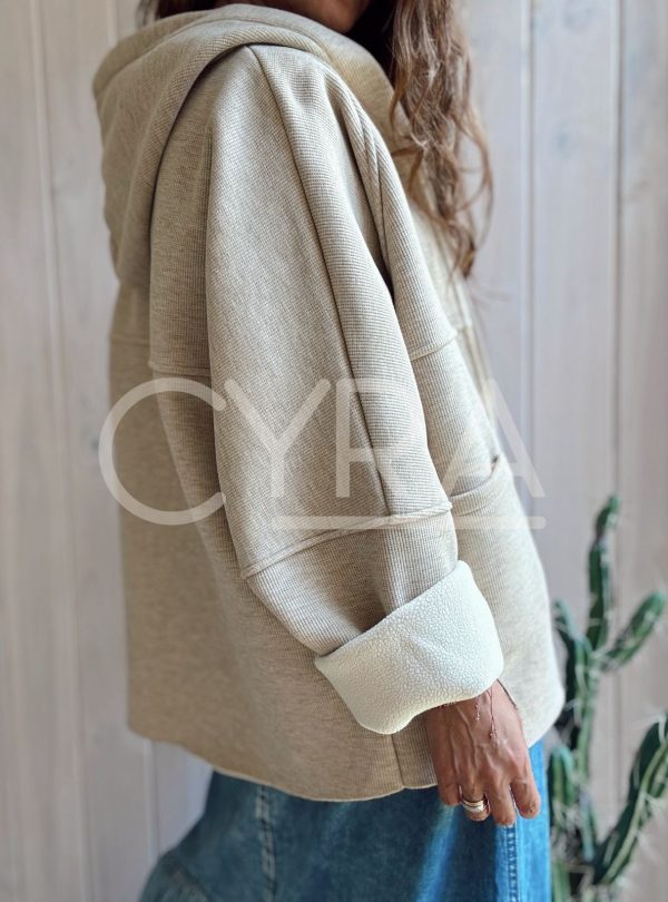 Polerón Aura beige - Imagen 5