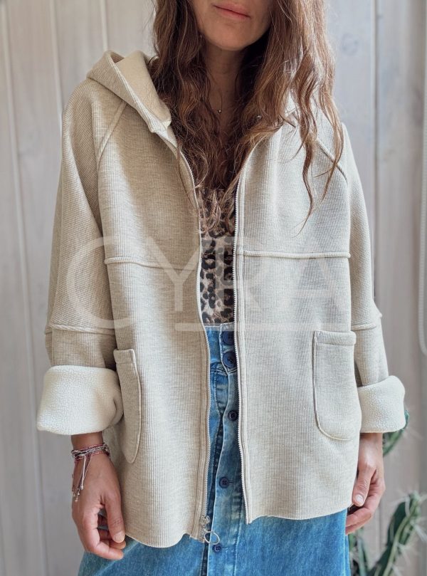 Polerón Aura beige - Imagen 4