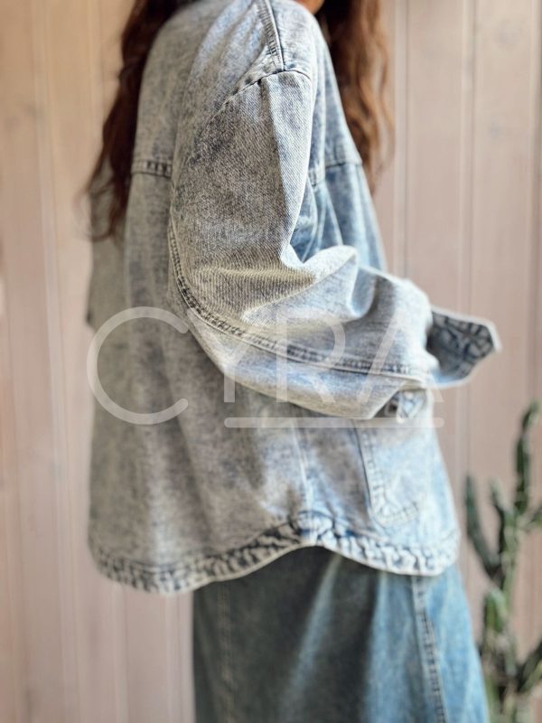 Chaqueta Jeans Aurora celeste - Imagen 3