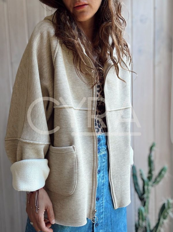 Polerón Aura beige - Imagen 2