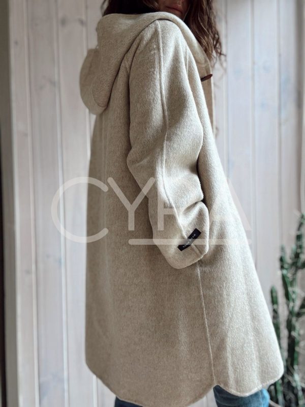 Abrigo cashemere beige - Imagen 4