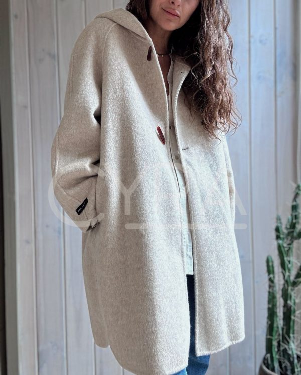 Abrigo cashemere beige - Imagen 3