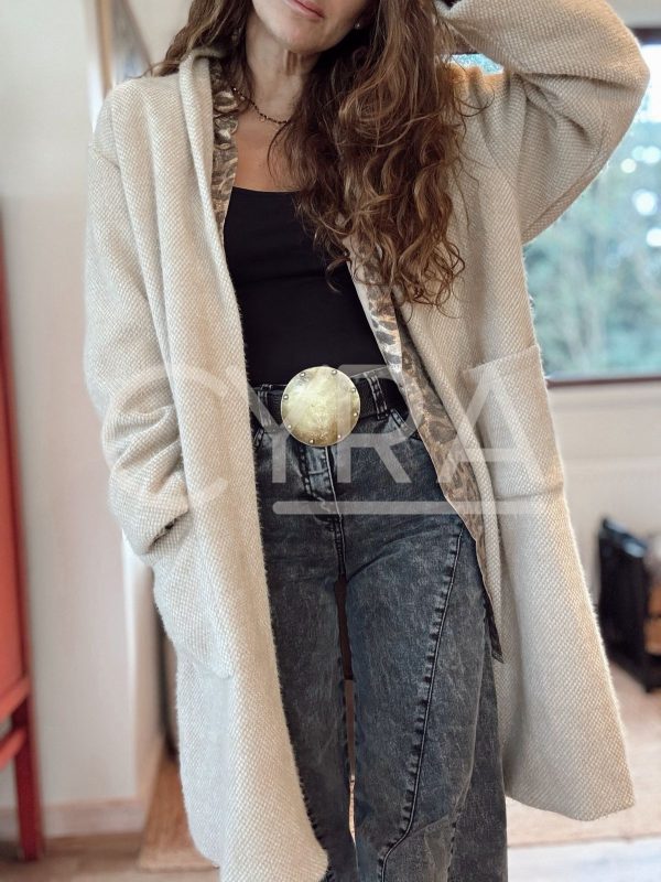 Abrigo Magdalena beige - Imagen 4