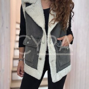 Chaqueta Jeans sin mangas Euge