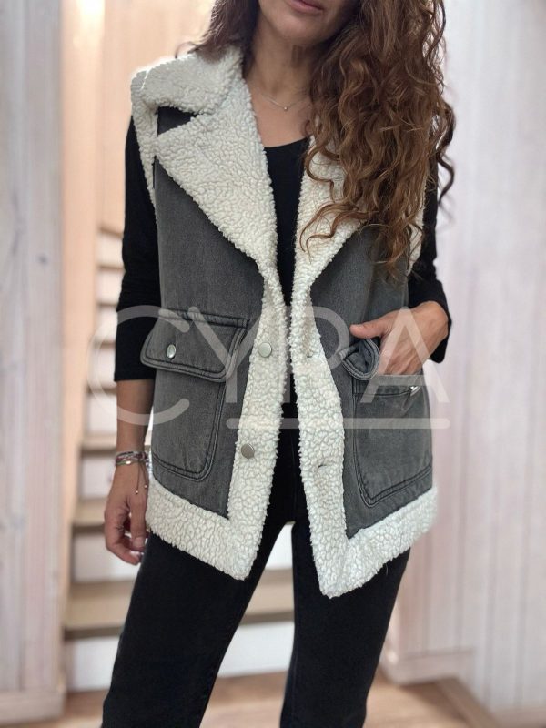 Chaqueta Jeans sin mangas Euge