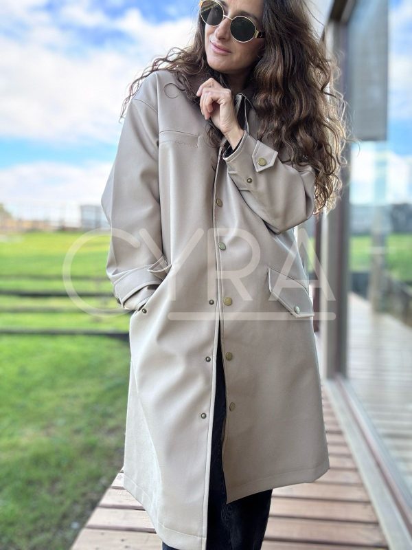 Chaqueta Impermeable Ramira beige - Imagen 3