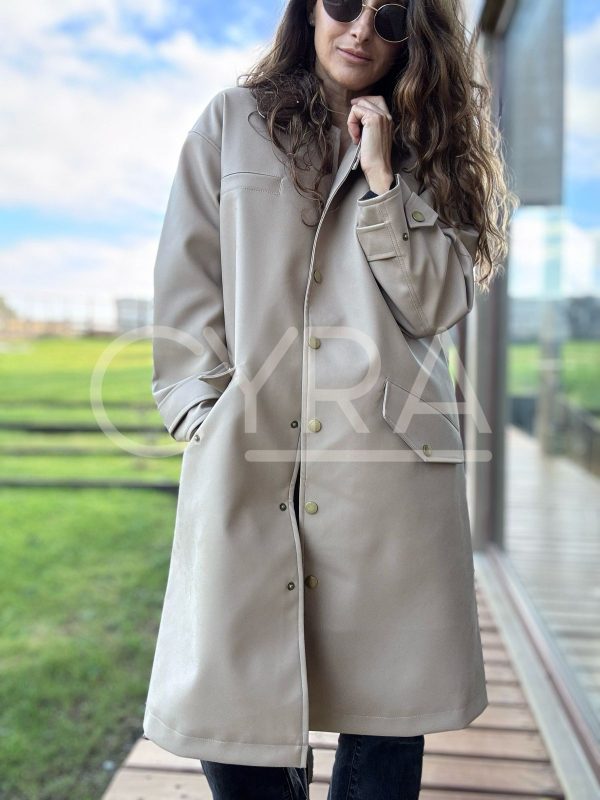 Chaqueta Impermeable Ramira beige - Imagen 6