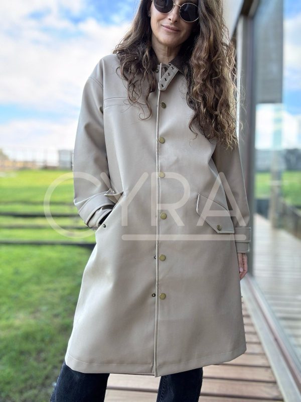Chaqueta Impermeable Ramira beige - Imagen 9