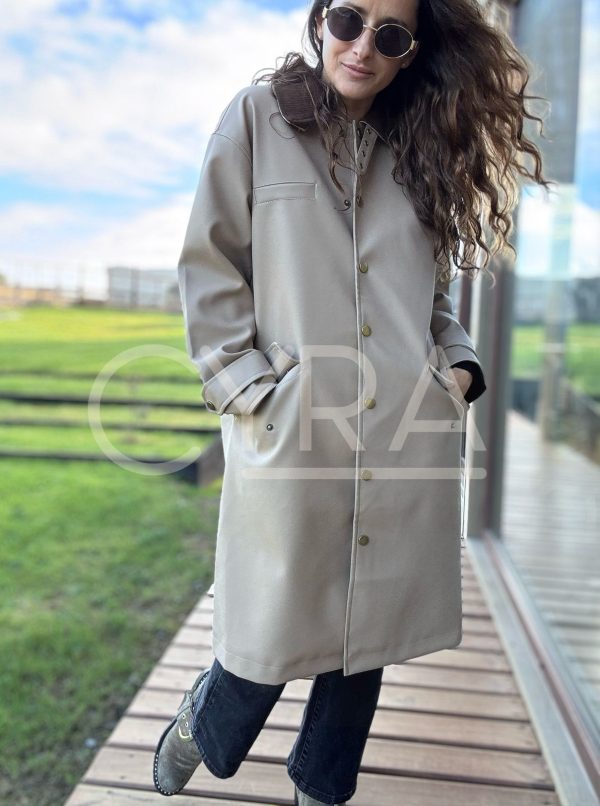 Chaqueta Impermeable Ramira beige - Imagen 4