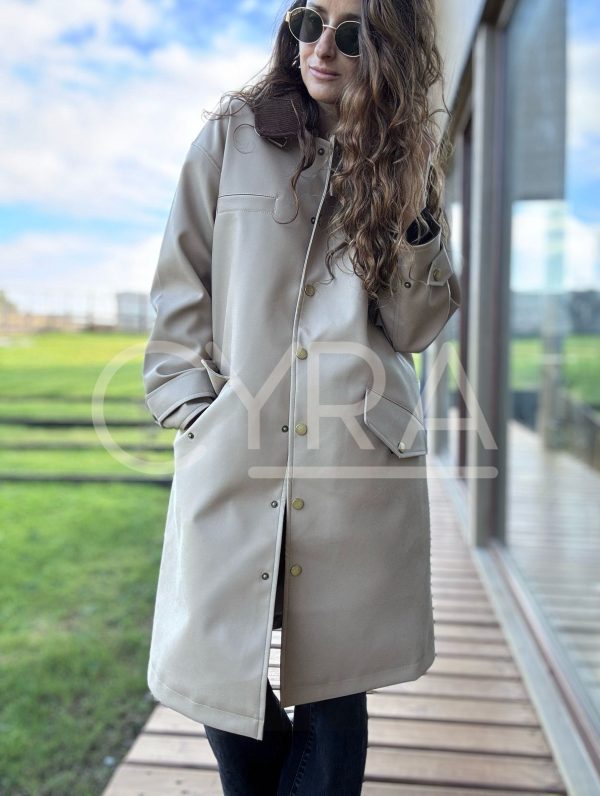 Chaqueta Impermeable Ramira beige - Imagen 8